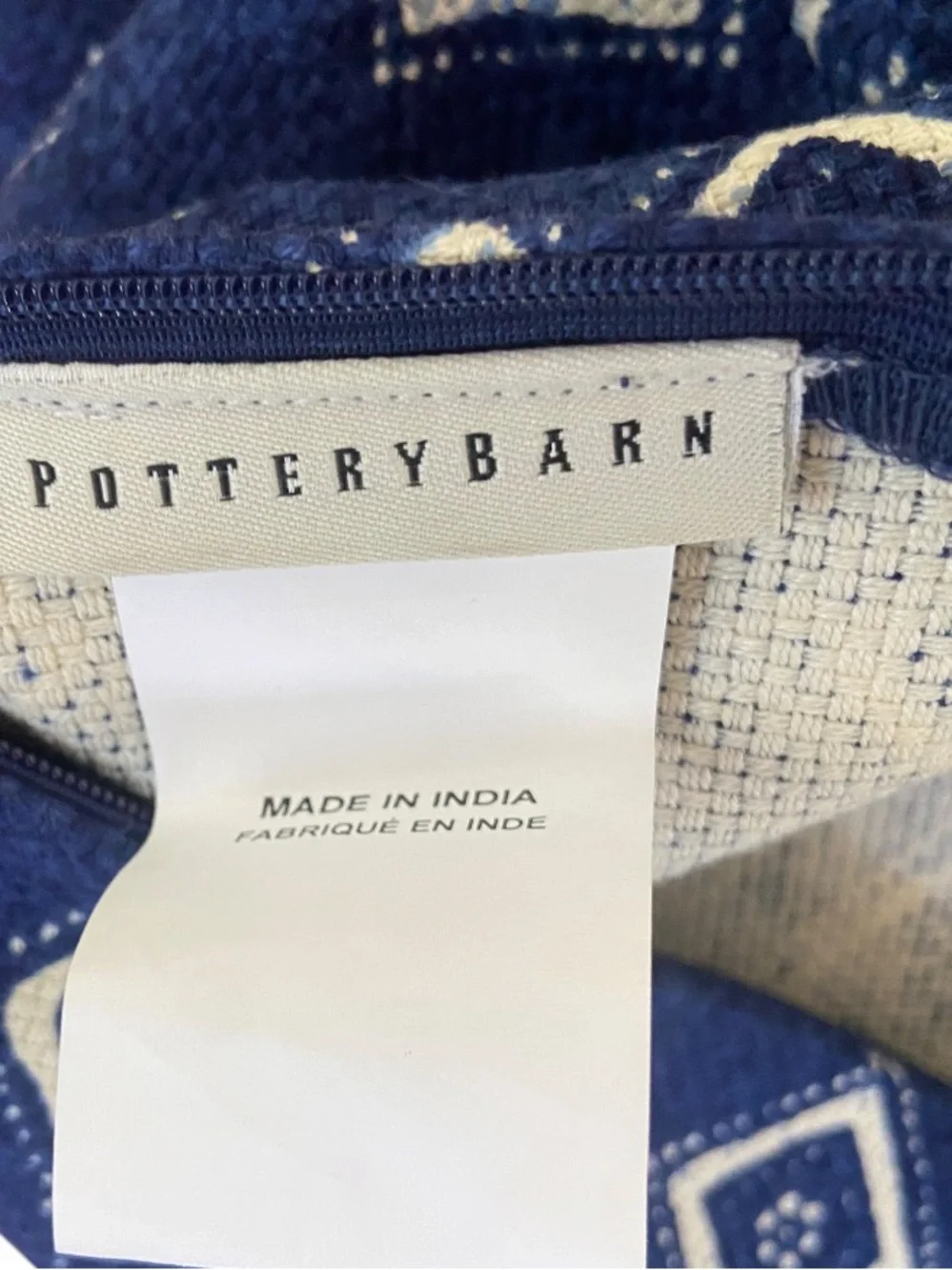 Pottery Barn Geometric Diamond Pillow Cover